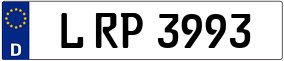Truck License Plate